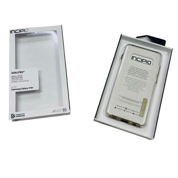 10/$25🦋 Incipio Dualpro Galaxy S10+ Clear Case - Picture 12 of 15